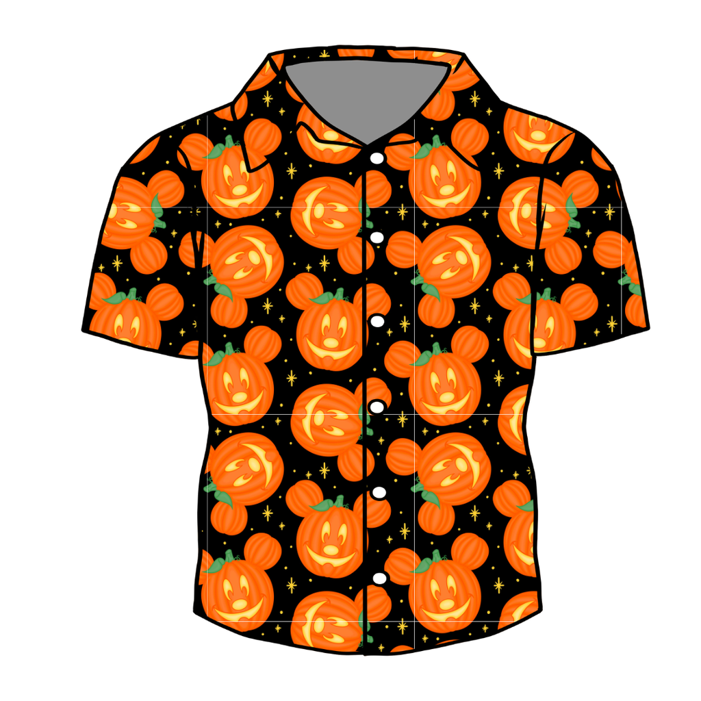 Pumpkin Ears - Twilight Men's Button Down Bamboo - Pre Order