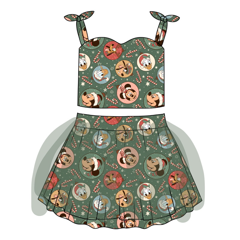 Main St Magic Glimmer Tulle Skirt Set - Knit - Pre Order - Christmas Special