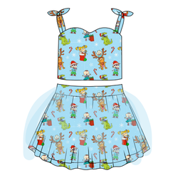 Holiday Parade Glimmer Tulle Skirt Set - Knit - Pre Order - Christmas Special