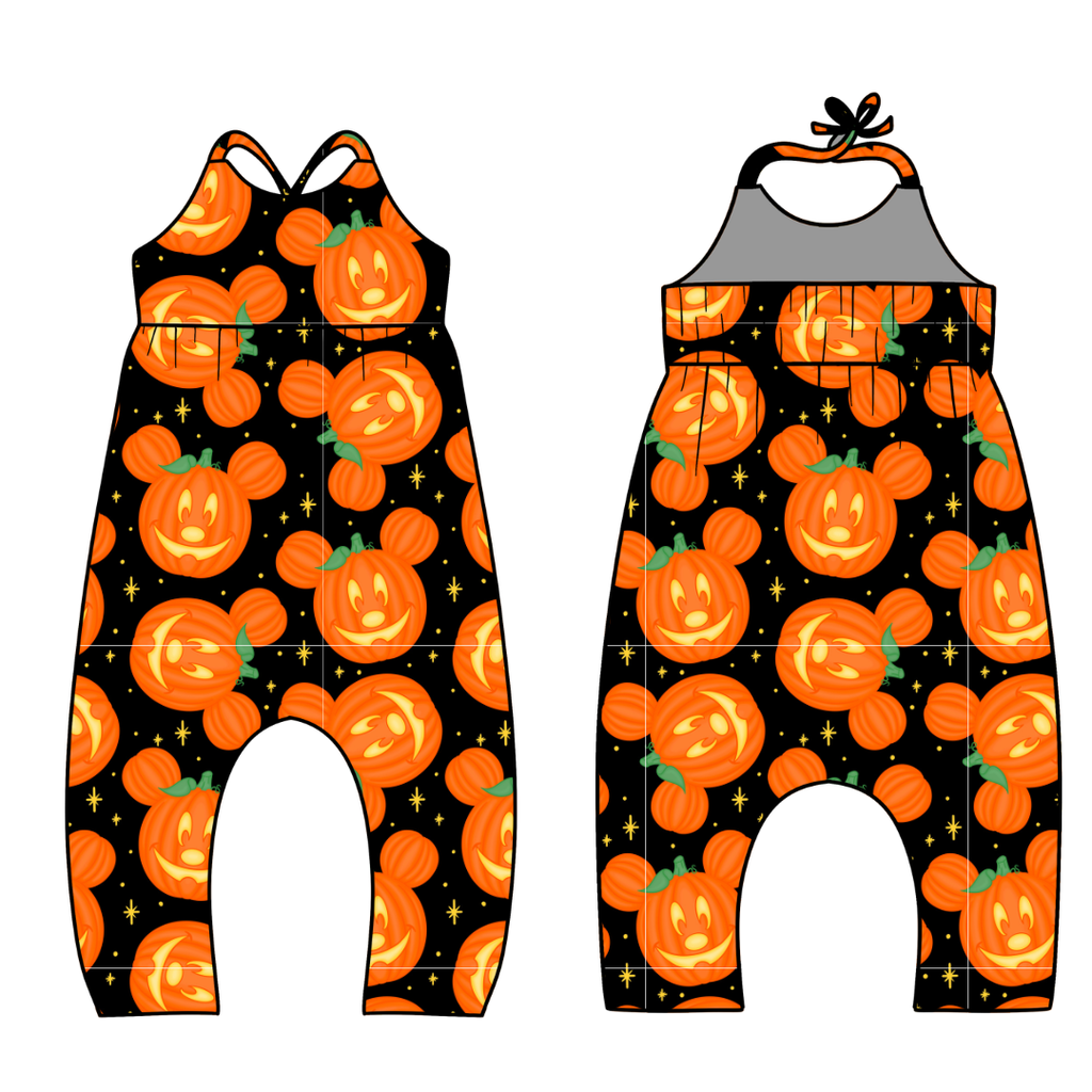 Pumpkin Ears - Brielle Halter Jumpsuit Knit - PRE ORDER