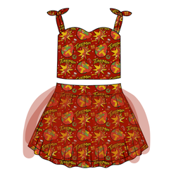 Turbo Glimmer Tulle Skirt Set - Knit - Pre Order - Christmas Special