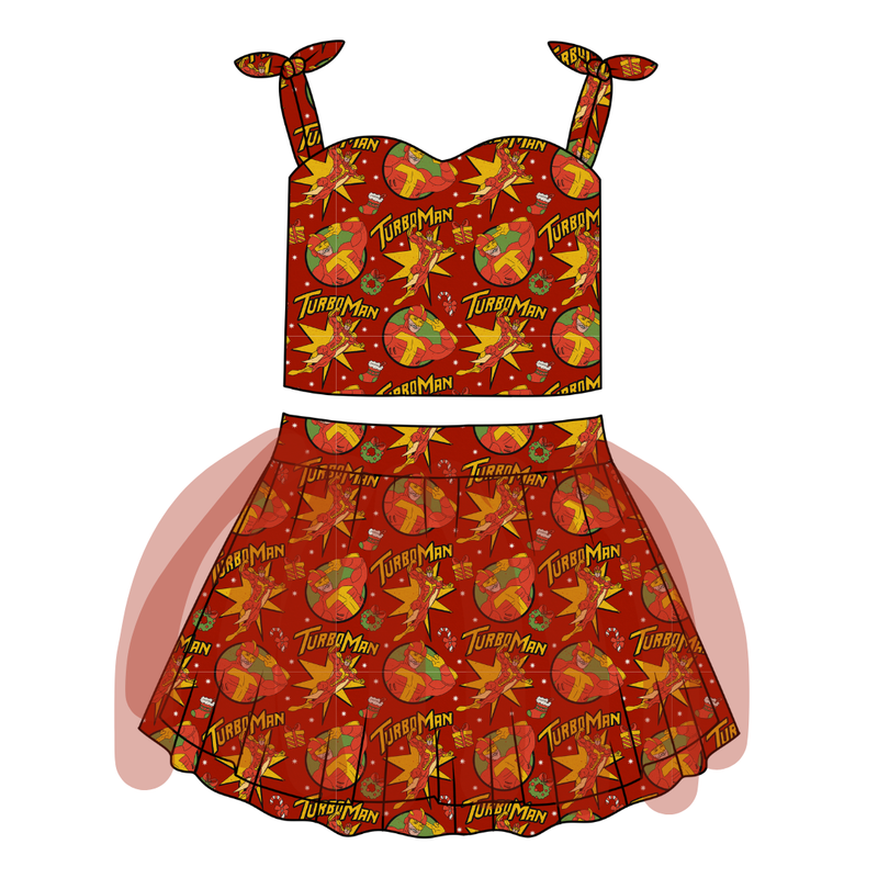 Turbo Glimmer Tulle Skirt Set - Knit - Pre Order - Christmas Special