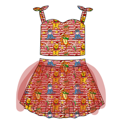 Hunny Acre Cookies Glimmer Tulle Skirt Set - Knit - Pre Order - Christmas Special