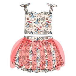 Heeler Holiday Glimmer Tulle Skirt Set - Knit - Pre Order - Christmas Special