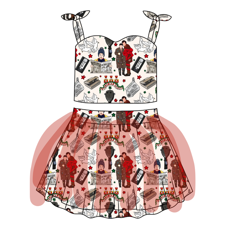 Alone at Home Glimmer Tulle Skirt Set - Knit - Pre Order - Christmas Special