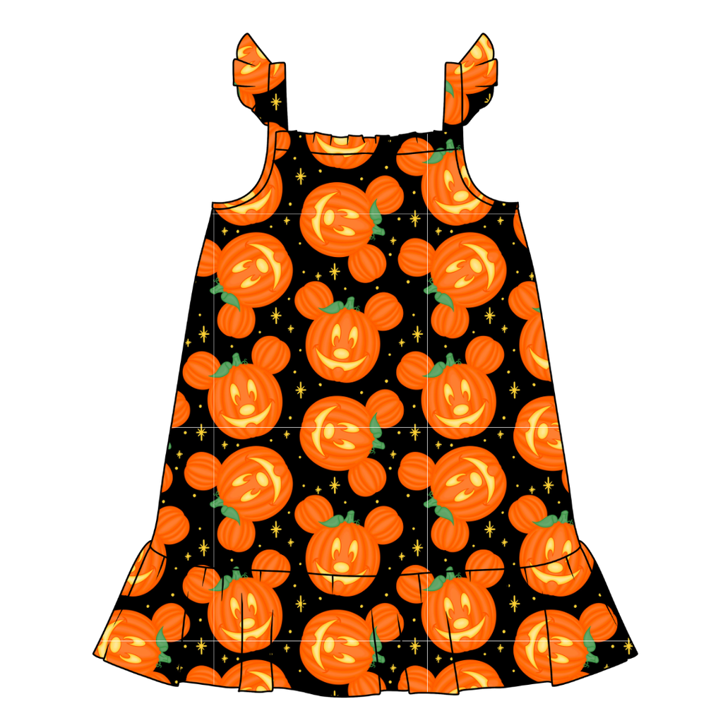 Pumpkin Ears Honey Bamboo Sleeveless Nightgown - PRE ORDER