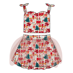 Milk & Mischief Glimmer Tulle Skirt Set - Knit - Pre Order - Christmas Special