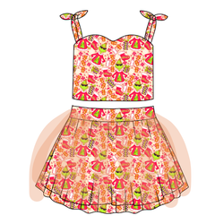 Baking Spirits Bright Glimmer Tulle Skirt Set - Knit - Pre Order - Christmas Special