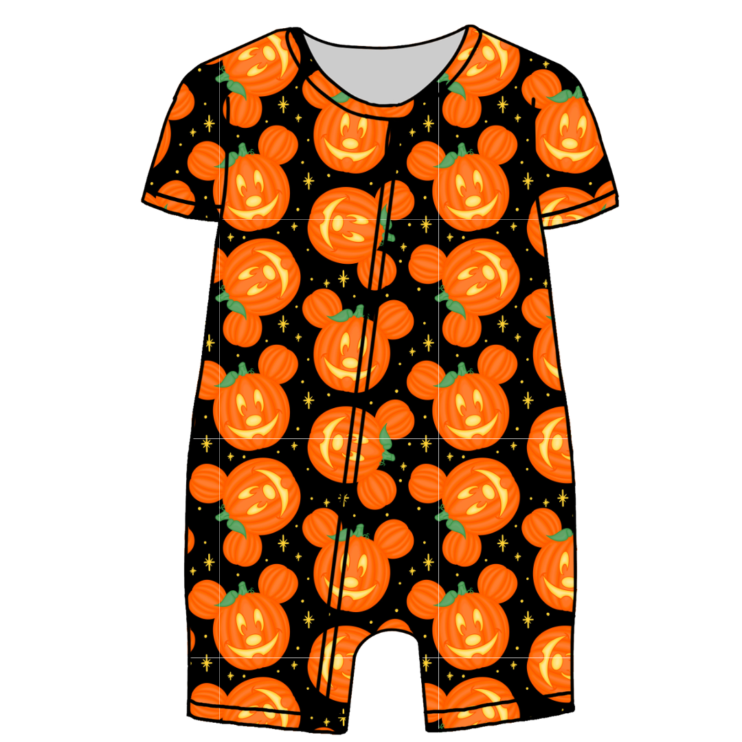 Pumpkin Ears Bliss Short Sleeve Zippy Bamboo - PRE ORDER