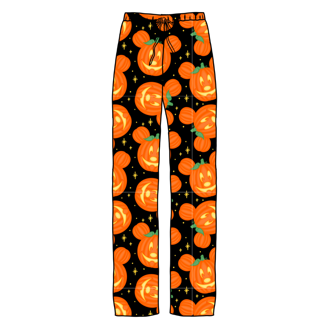 Pumpkin Ears Cosmic Adult Bamboo Pants - Pre Order