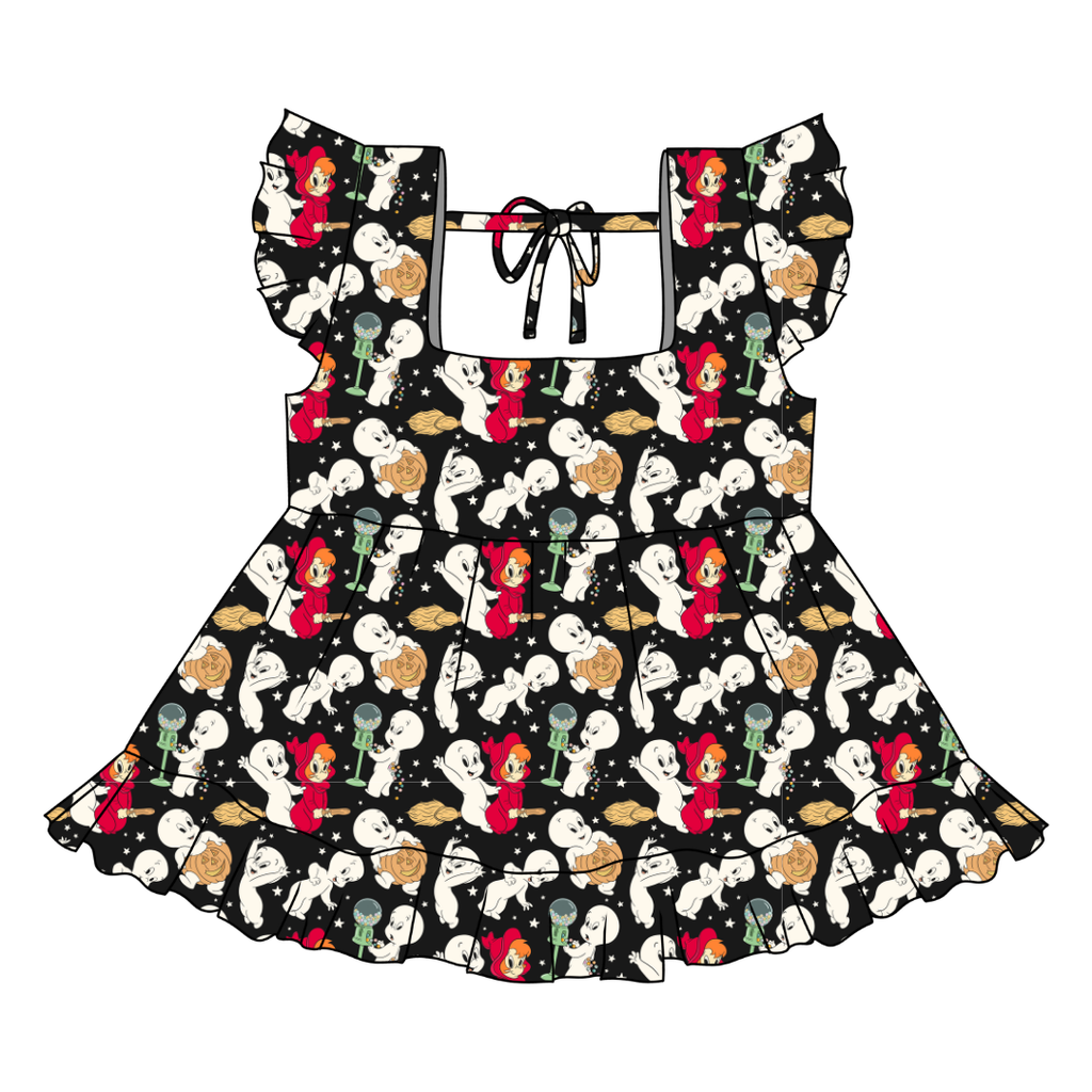 Favorite Ghost - Sadie Tie Back Ruffle Top - PRE ORDER