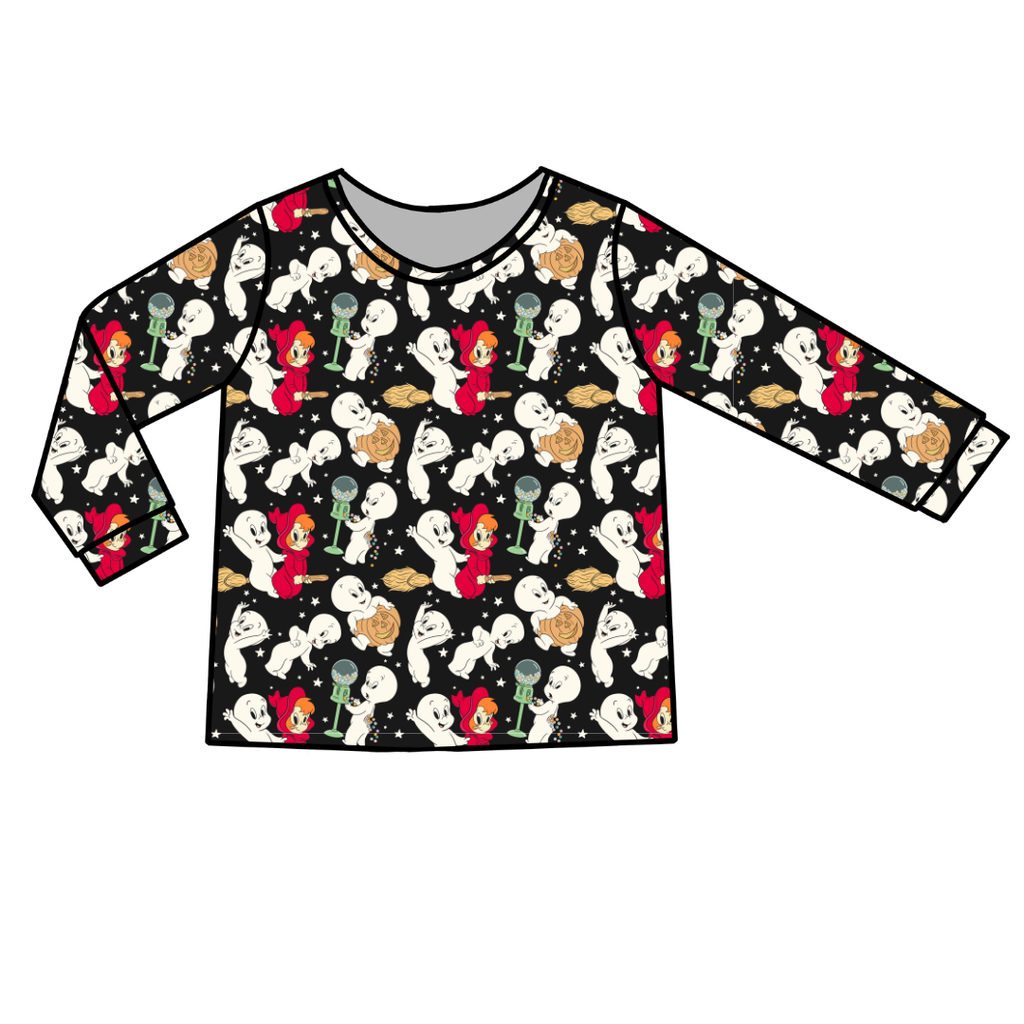 Favorite Ghost - Ruby Long Sleeve Bamboo Shirt - Pre Order
