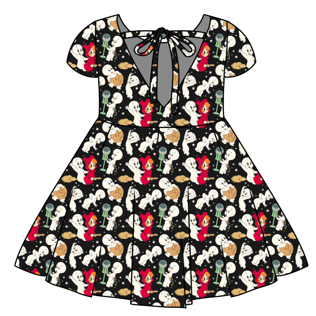 FAVORITE GHOST - Honey Girl's Twirl Dress Bamboo - PRE ORDER