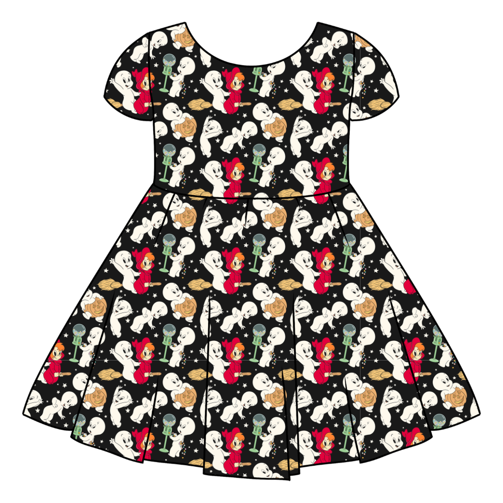 FAVORITE GHOST - Honey Girl's Twirl Dress Bamboo - PRE ORDER