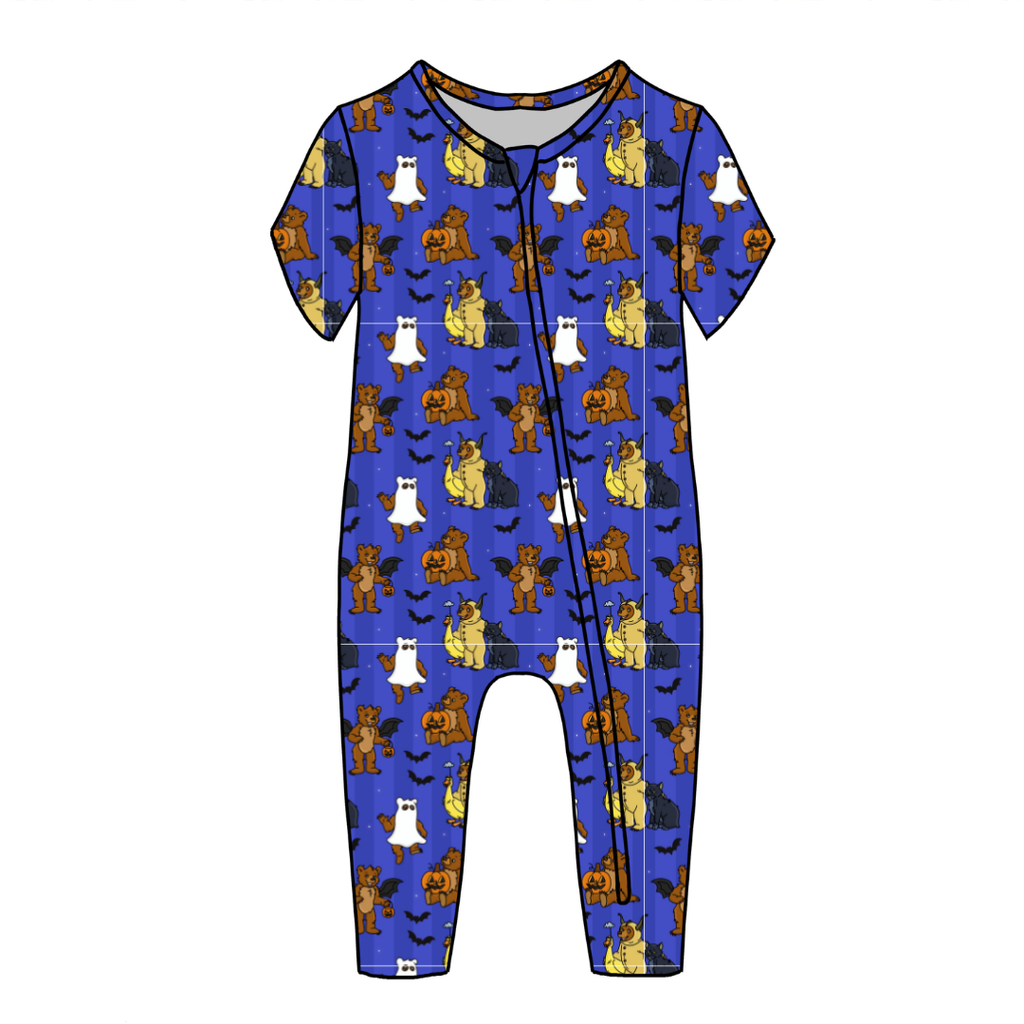 Goblin Night Dandelion Short Sleeve Sleeper Bamboo - PRE ORDER