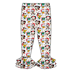Jolly Holiday Crew Juniper Ruffle Leggings - Knit - Pre Order - Christmas Special