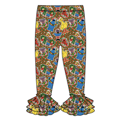 Merry Street Friends Juniper Ruffle Leggings - Knit - Pre Order - Christmas Special