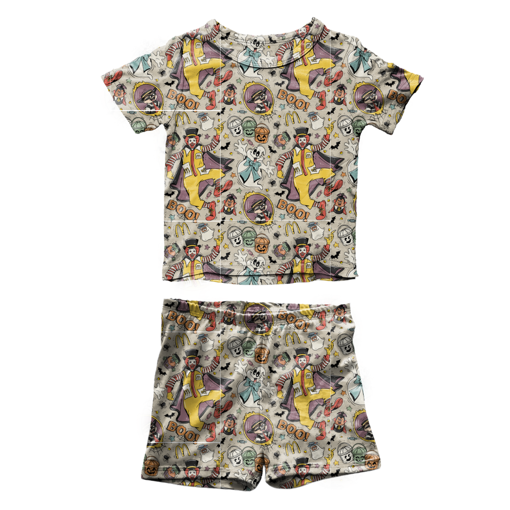 Midnight Snack Squad Fawn Short Sleeve Short Set Bamboo - PRE ORDER