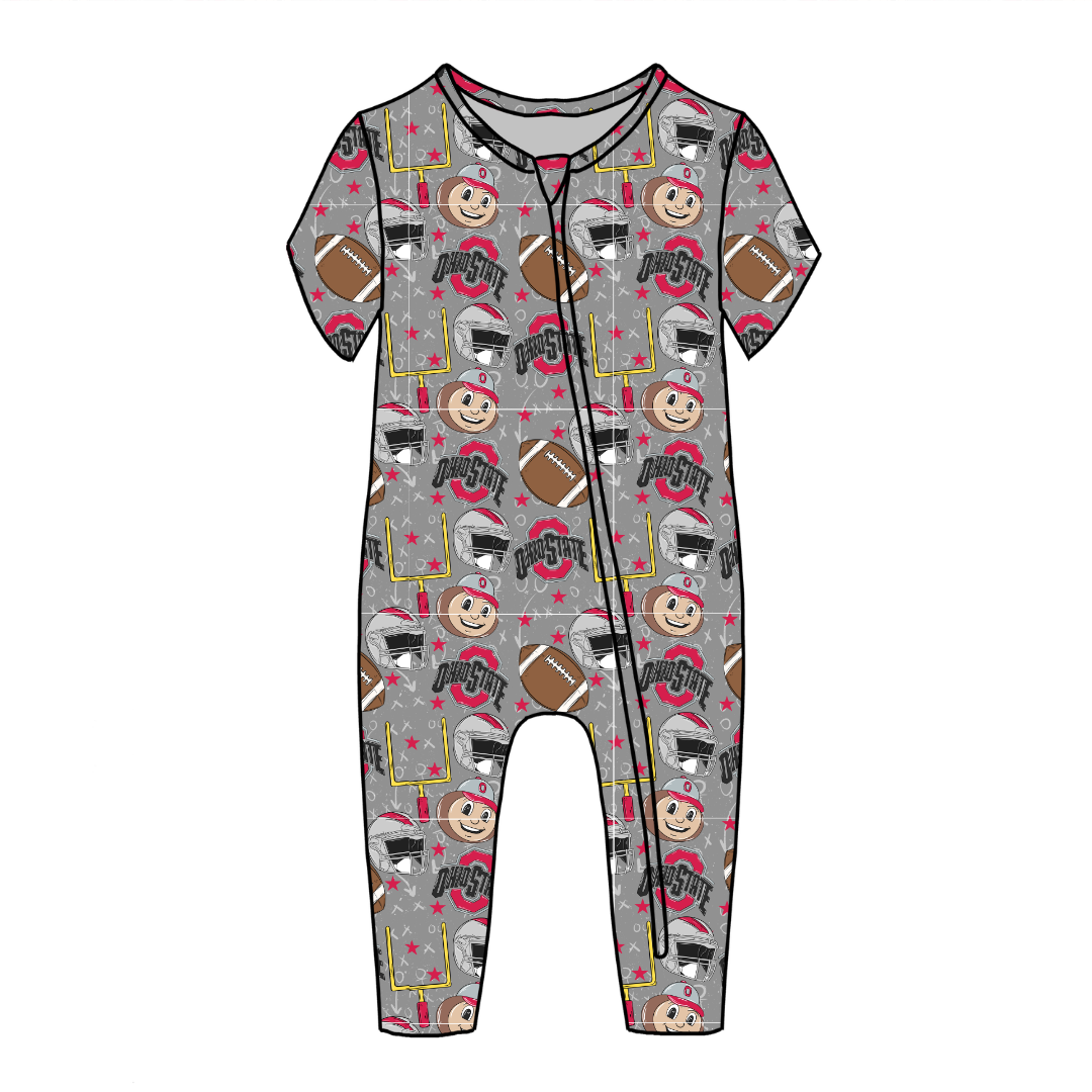 OH - Dandelion Short Sleeve Sleeper Bamboo - PRE ORDER