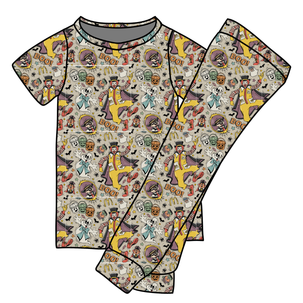 Midnight Snack Squad Cozy Bamboo Short Sleeve Pants Set - PRE ORDER