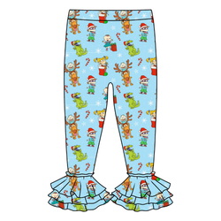 Holiday Parade Juniper Ruffle Leggings - Knit - Pre Order - Christmas Special