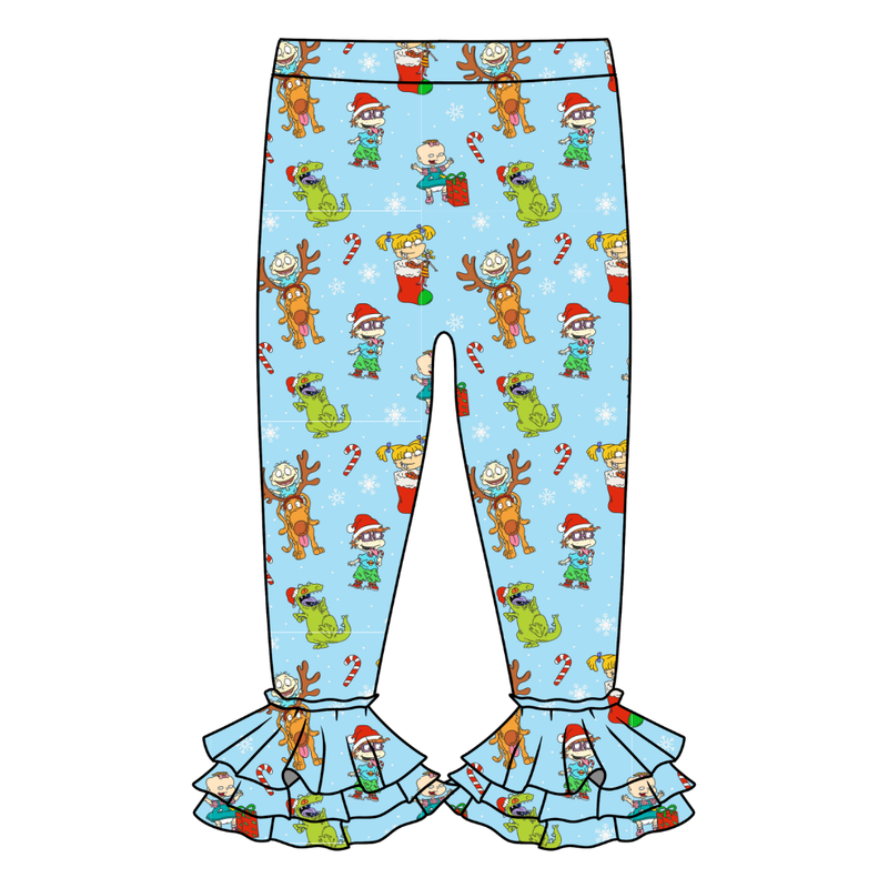 Holiday Parade Juniper Ruffle Leggings - Knit - Pre Order - Christmas Special