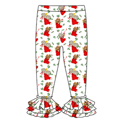 Under the Tree Juniper Ruffle Leggings - Knit - Pre Order - Christmas Special