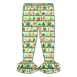 Holiday Hide & Seek Juniper Ruffle Leggings - Knit - Pre Order - Christmas Special