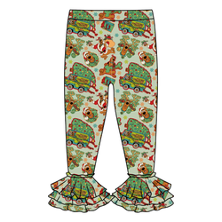 Christmas Mystery Juniper Ruffle Leggings - Knit - Pre Order - Christmas Special