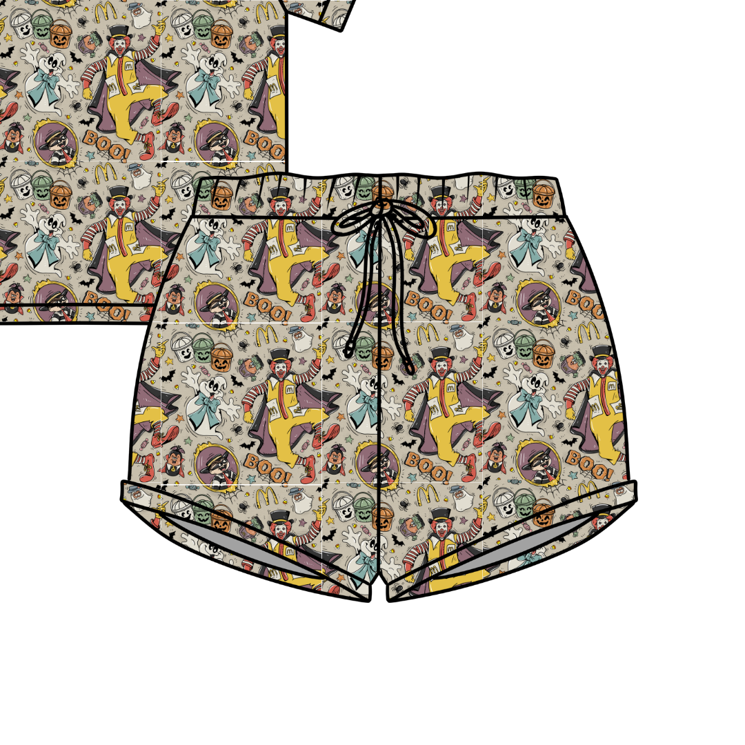 Midnight Snack Squad Jazzy Adult Pajama Bamboo Shorts - Pre Order