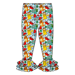 Gotta Catch Christmas Juniper Ruffle Leggings - Knit - Pre Order - Christmas Special