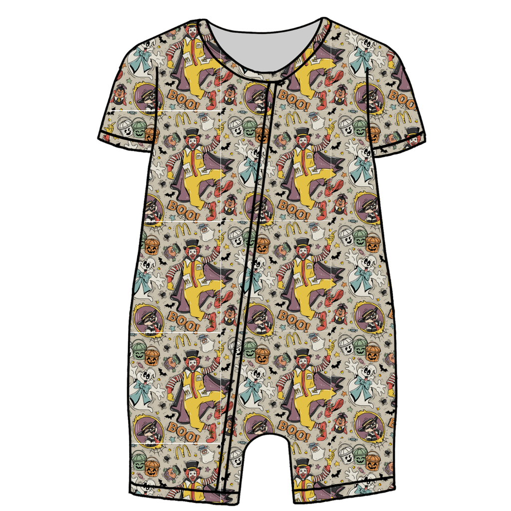 Midnight Snack Squad Bliss Short Sleeve Zippy Bamboo - PRE ORDER