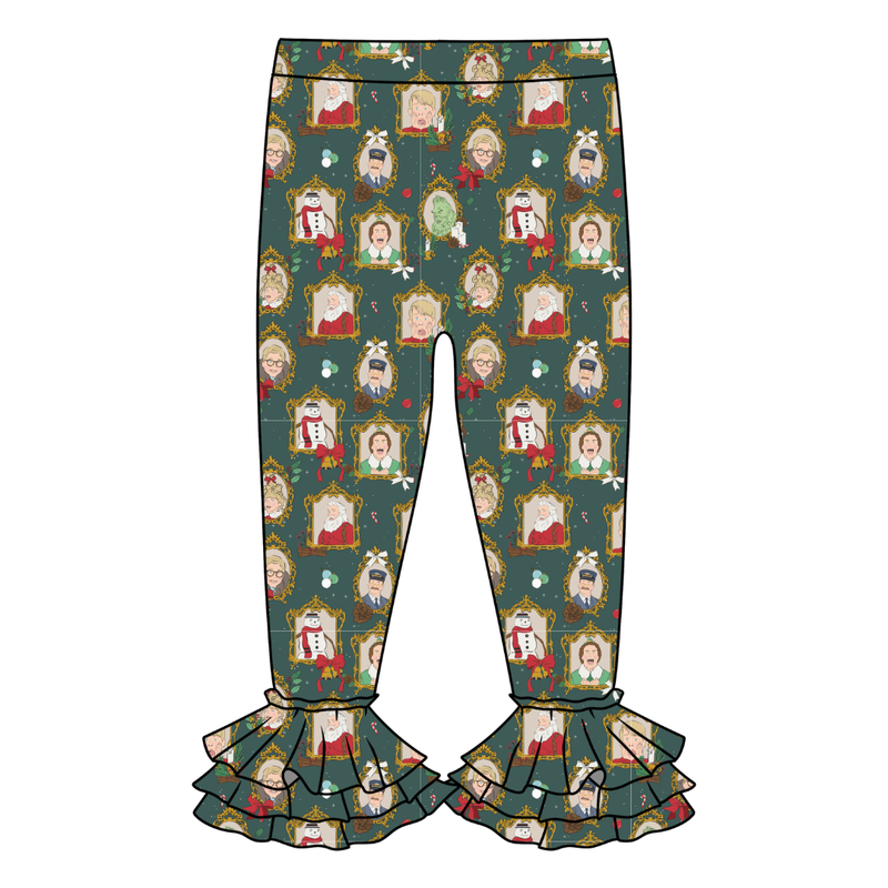 Holiday Box Office Juniper Ruffle Leggings - Knit - Pre Order - Christmas Special