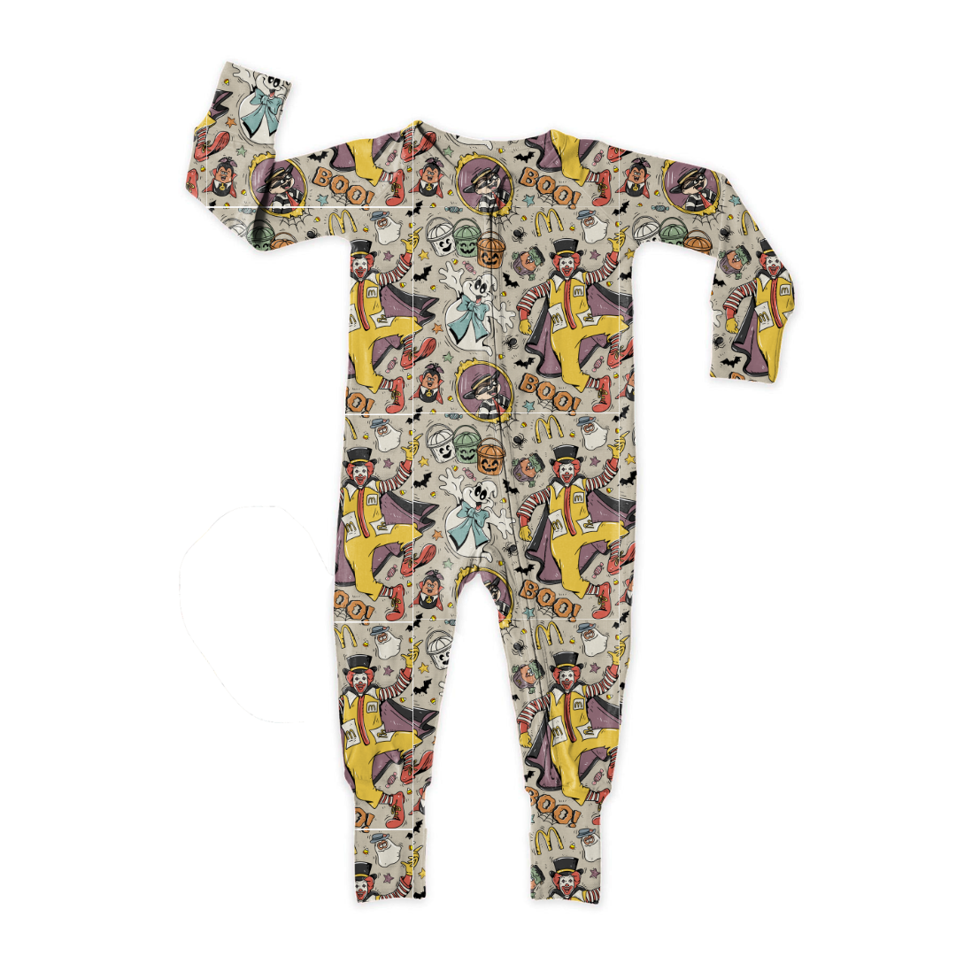 Midnight Snack Squad Dreamland Long Sleeve Sleeper Bamboo - PRE ORDER