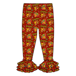 Turbo Juniper Ruffle Leggings - Knit - Pre Order - Christmas Special