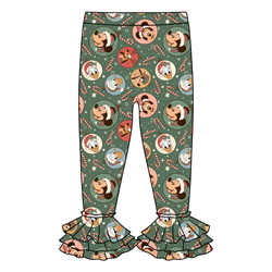 Main St Magic Juniper Ruffle Leggings - Knit - Pre Order - Christmas Special