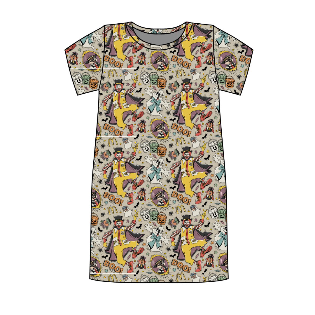 Midnight Snack Squad Poppy Oversized Sleep Shirt Bamboo - Pre Order
