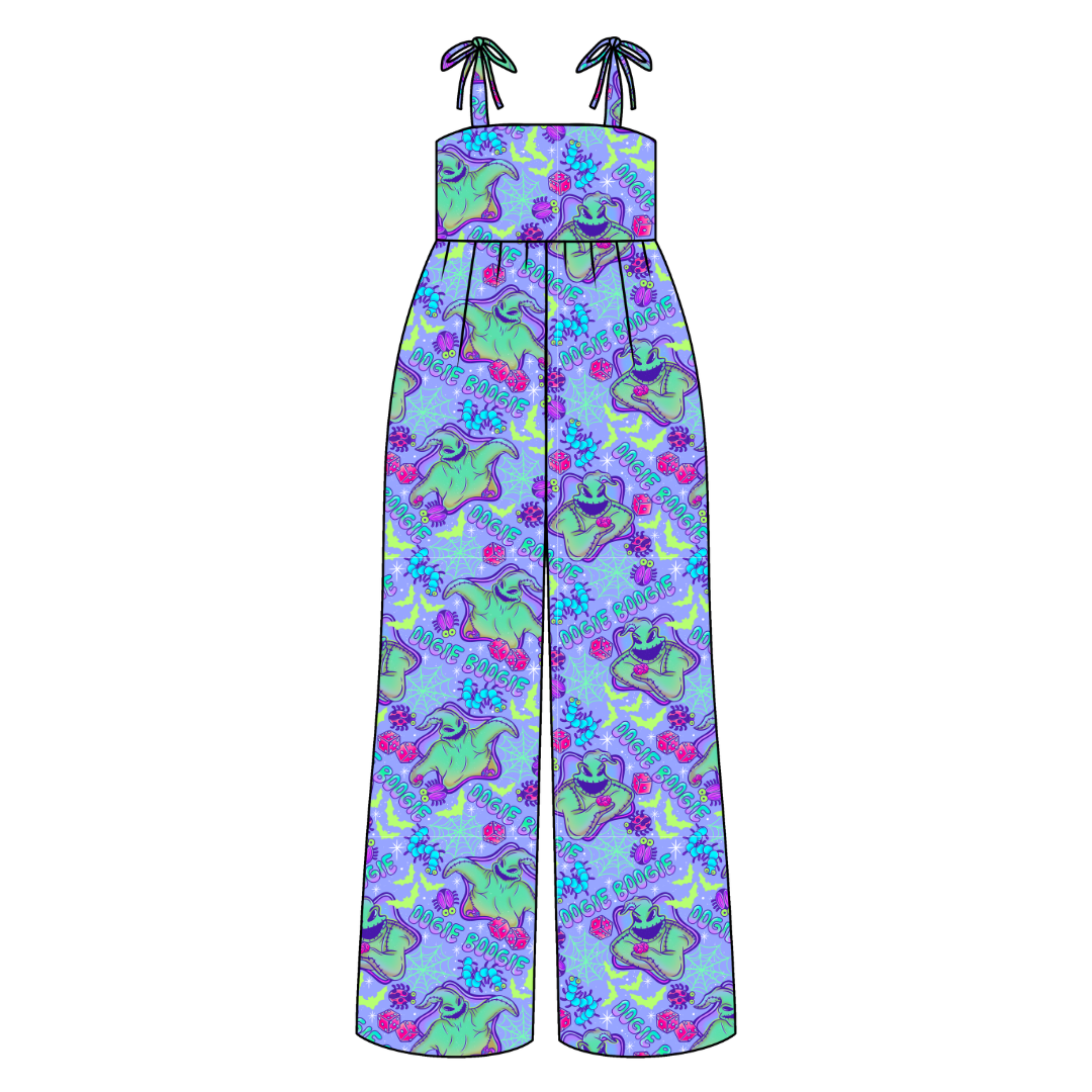 Boog Rene Adult Shoulder Tie Jumpsuit Bamboo - Pre Order