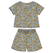 Golden MVP Orchid Ruffle Short Sleeve Short Set Bamboo - PRE ORDER