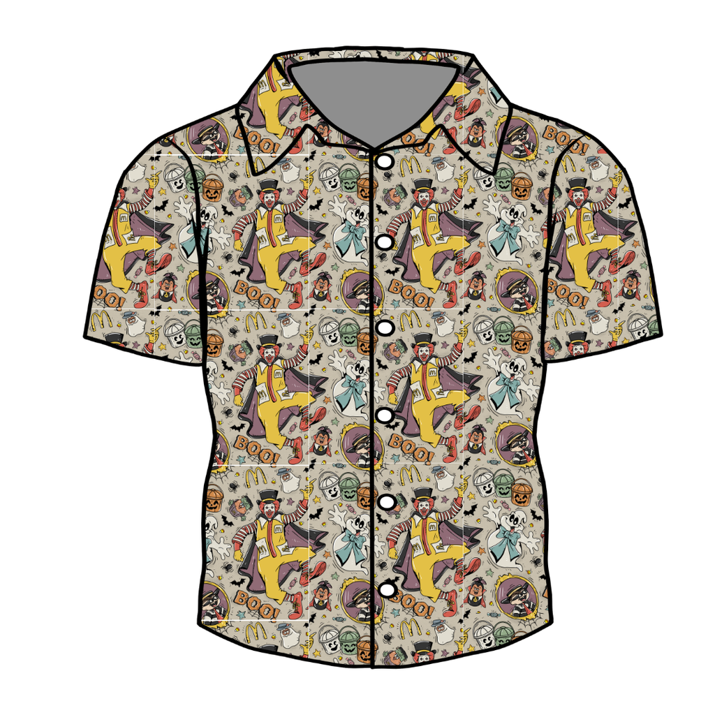 Midnight Snack Squad - Twilight Men's Button Down Bamboo - Pre Order