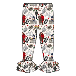 Alone at Home Juniper Ruffle Leggings - Knit - Pre Order - Christmas Special