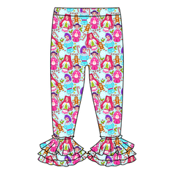 Holiday Pop Juniper Ruffle Leggings - Knit - Pre Order - Christmas Special