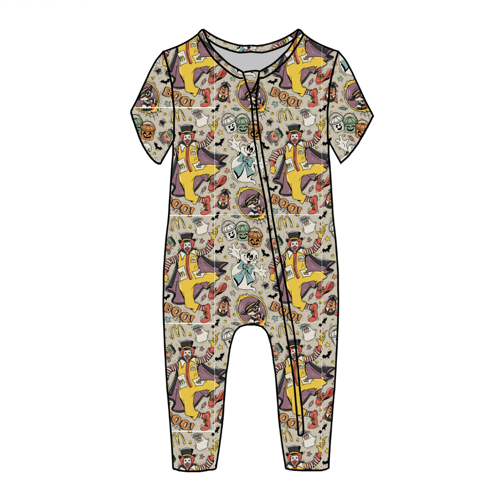 Midnight Snack Squad Dandelion Short Sleeve Sleeper Bamboo - PRE ORDER