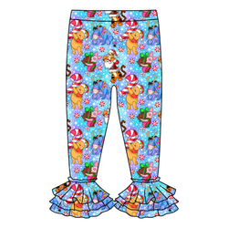 Holiday Hunny Juniper Ruffle Leggings - Knit - Pre Order - Christmas Special