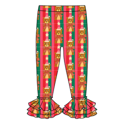Festive & Fierce Juniper Ruffle Leggings - Knit - Pre Order - Christmas Special