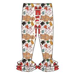 Building Christmas Memories Juniper Ruffle Leggings - Knit - Pre Order - Christmas Special