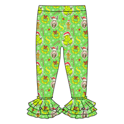 Swamp Bells Juniper Ruffle Leggings - Knit - Pre Order - Christmas Special