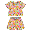 Wild & Free Orchid Ruffle Short Sleeve Short Set Bamboo - PRE ORDER