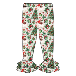 Evergreen Dreams Juniper Ruffle Leggings - Knit - Pre Order - Christmas Special