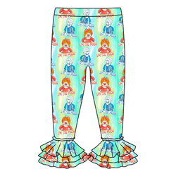 Too Much Christmas Juniper Ruffle Leggings - Knit - Pre Order - Christmas Special
